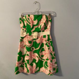 Lily Pulitzer Designer Strapless Dress